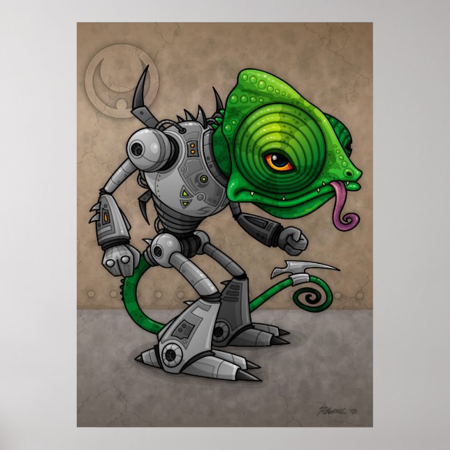 Poster Chameleozoïde (Devant)