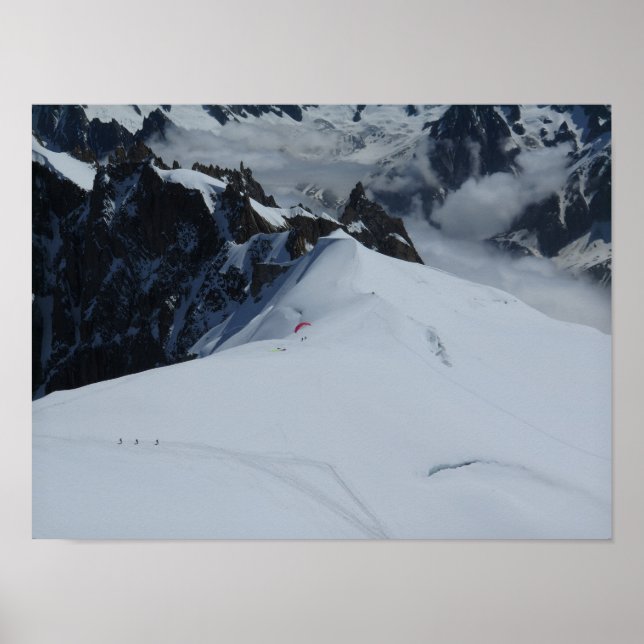 Poster Chamonix des Alpes françaises (Devant)