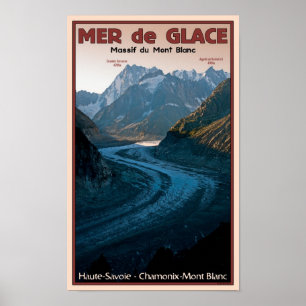 Poster Chamonix - Mer de Glace