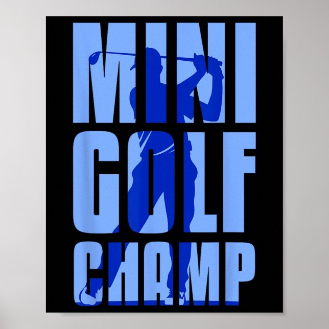 Poster Champ de mini golf (Devant)