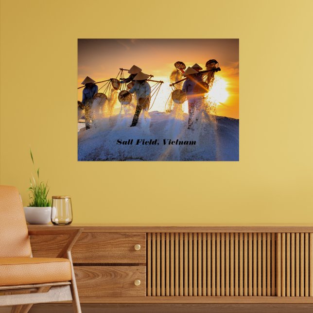 Poster Champ de sel du Vietnam (Salon 2)