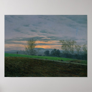 Poster Champ labouré, c.1830