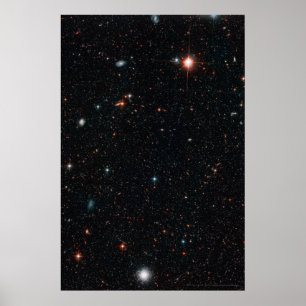 Poster Champ profond 20x30 (16x24) de Hubble