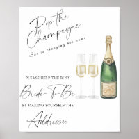 champagne - aider la mariée occupée Adresse
