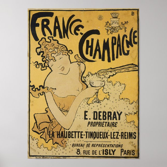 Poster Champagne de France (Devant)