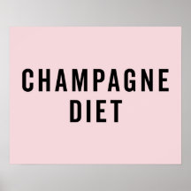 Champagne Diet Drôle Citation