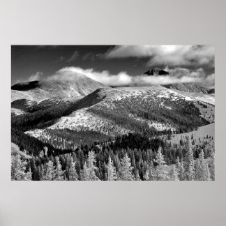 Poster Champagne Snowscape