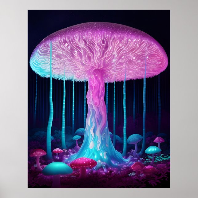 Poster Champignons (Devant)