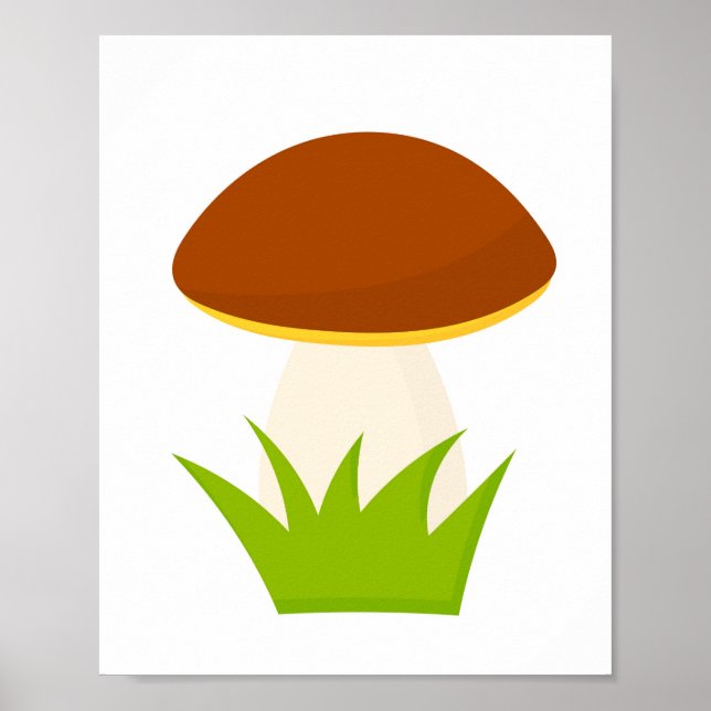 Poster Champignons des forêts (Devant)