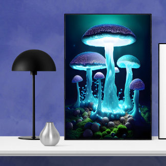 Poster Champignons mystiques