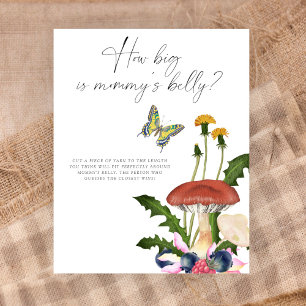 Poster Champignons - quelle taille est le jeu du ventre d