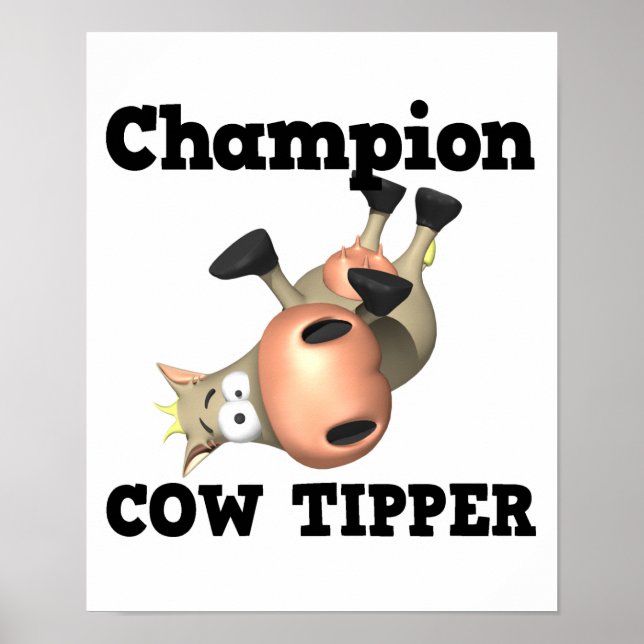 Poster Champion Cow Tipper (Devant)