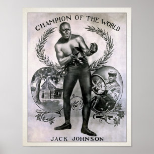 Poster Champion vintage Jack Johnson