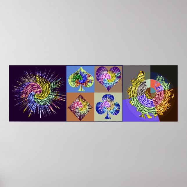 Poster Championnat de poker (Devant)