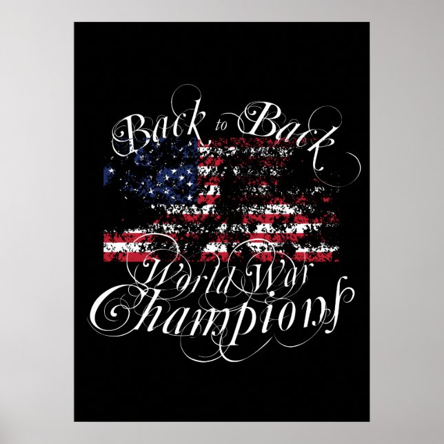 Poster Champions de la Guerre mondiale (Devant)