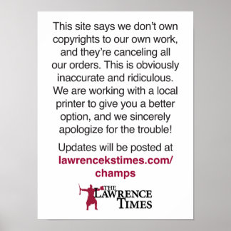 Poster Champions en effet