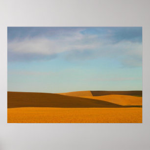 Poster Champs de blé d'or dans la région de Palouse