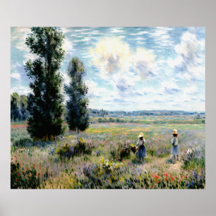 Poster Champs De Pavot Près D'Argenteuil