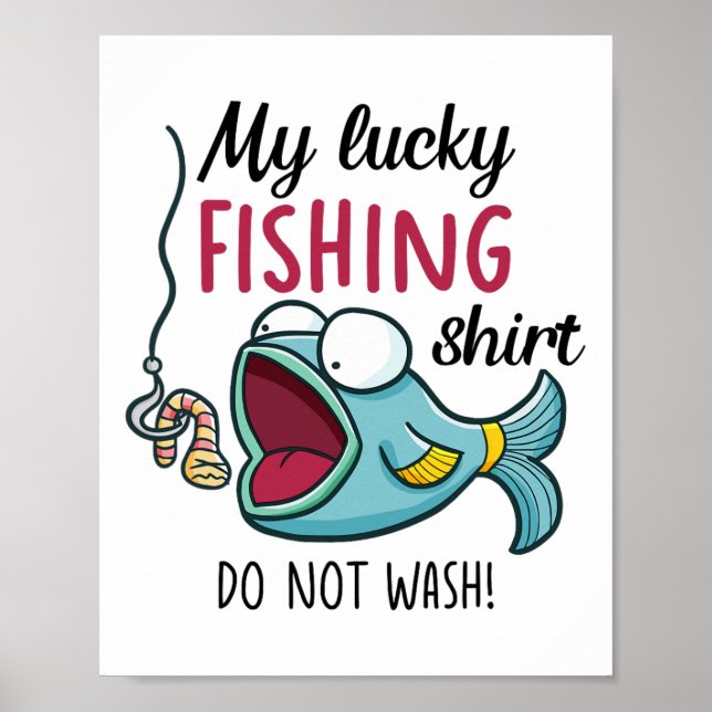 Poster Chance Chemise de pêche Jeunes Enfants Femmes Garç (Devant)