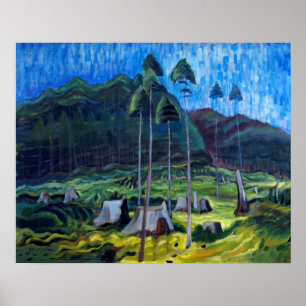 Poster Chance et extrémités par Emily Carr 20x16