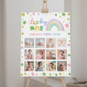 Poster Chance Un arc-en-ciel Anniversaire photo Jalon Sig