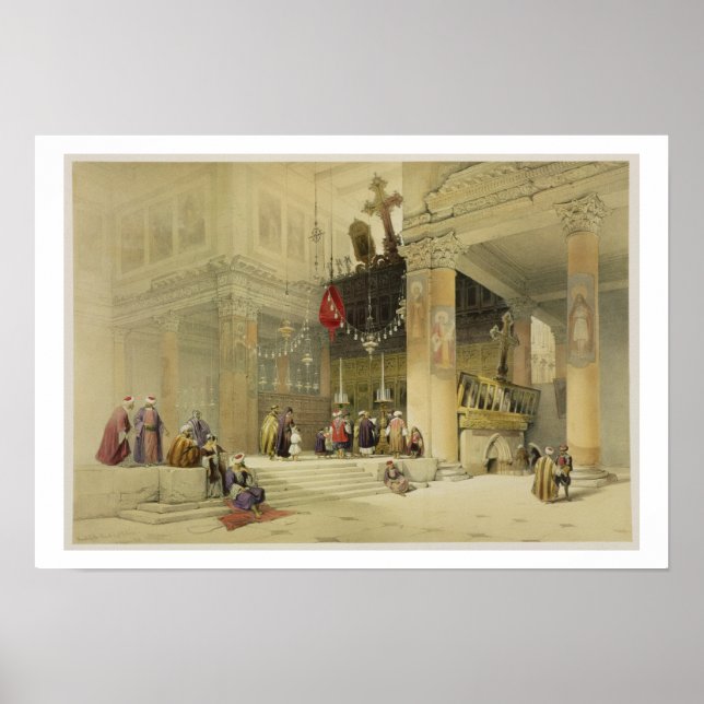 Poster Chancel de l'église de Sainte-Hélène, assiette 87  (Devant)