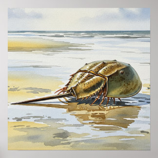 Poster Chandail à cheval Crab Crawling Accueil