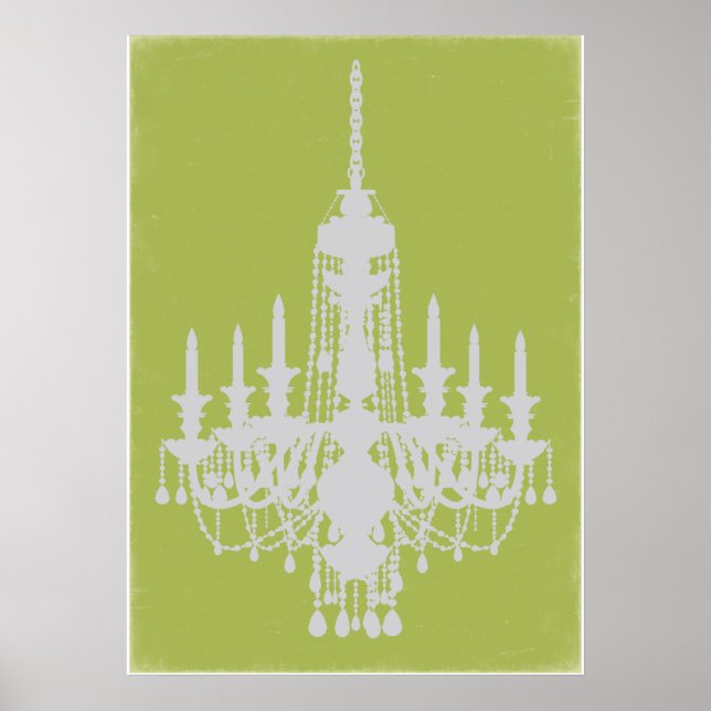Poster Chandelier simple (Devant)