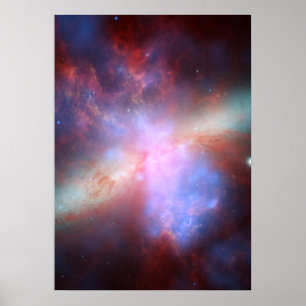 Poster Chandra : Hubble : Rayon Spitzer : Visible : Infra