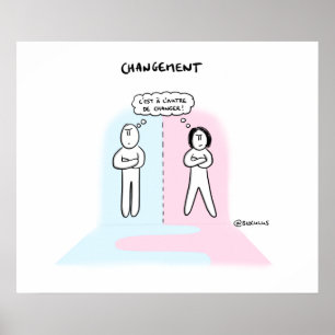 Poster "Changement : qui fera le 1er pas ?"