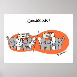 Poster "Changeons par l’exemple !"