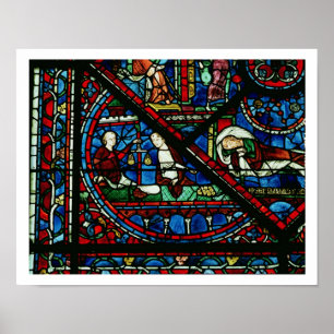 Poster Changeurs d'argent dans le Temple, détail depuis u