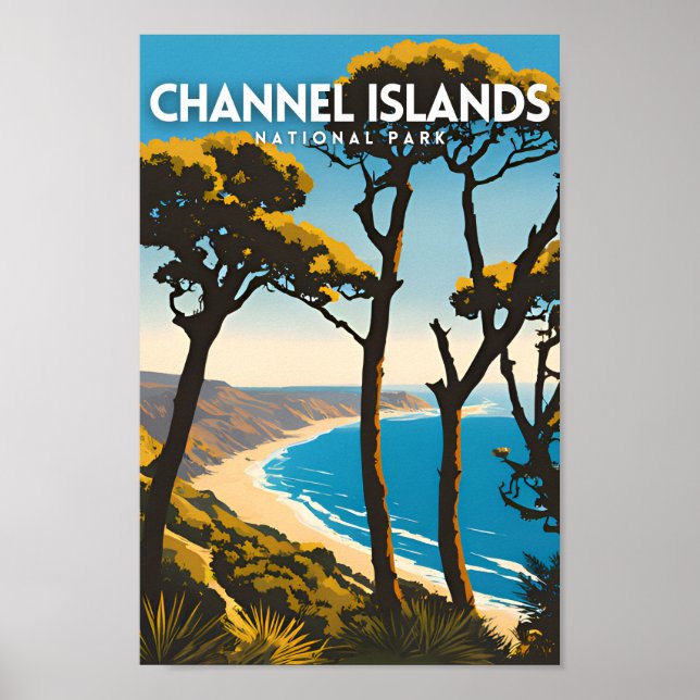 Poster Channel Islands National Park Travel PS (Devant)