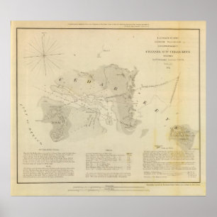 Poster Channel IV, CedarKeys, Fla