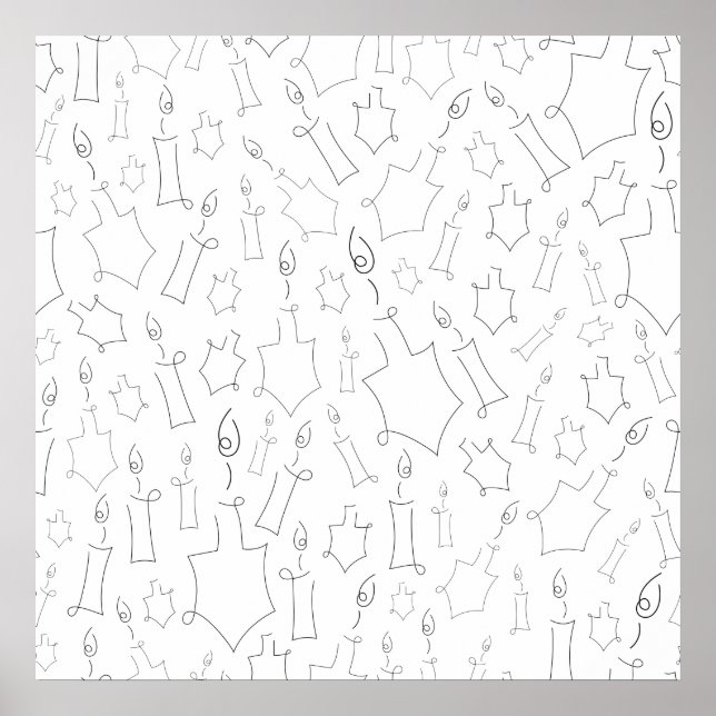 Poster Chanoukah (Devant)