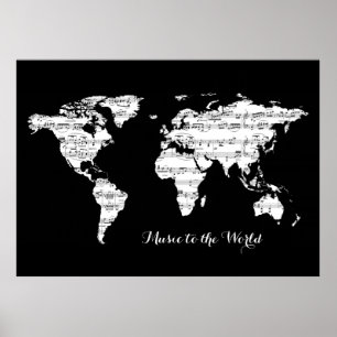 Poster chanson dans le monde