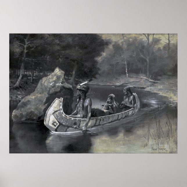 Poster Chanson de Hiawatha : Native Indian Warrior & Love (Devant)