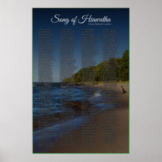 Poster Chanson de Hiawatha - Par Longfellow