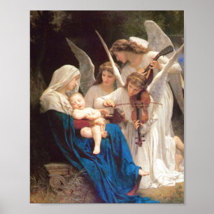 Poster Chanson des Anges - William-Adolphe Bouguereau