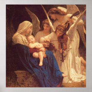 Poster Chanson des Anges - William Bouguereau