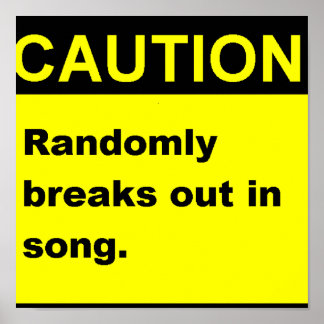 Poster Chanson Randmon