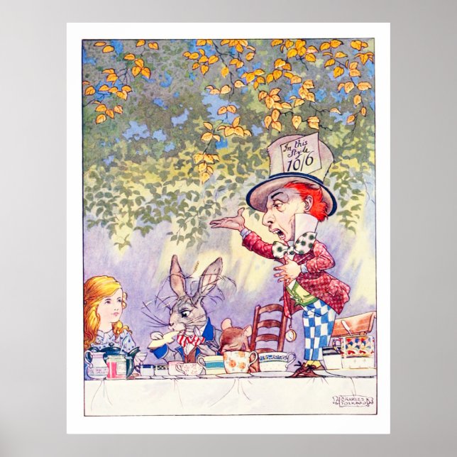 Poster Chansons D'Alice : Une Fête De Thé Mad (Devant)