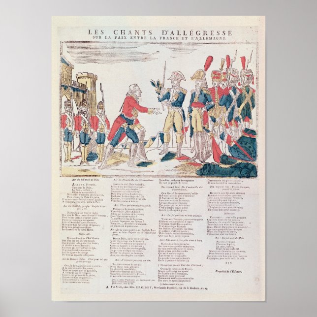 Poster Chansons de plaisanterie pour la paix (Devant)