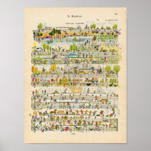 Poster chansons joyeuses