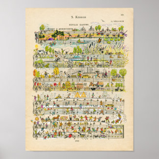 Poster chansons joyeuses