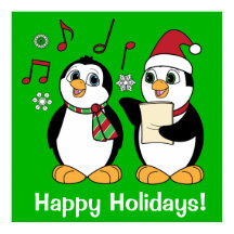 Chant de pingouins de Noël