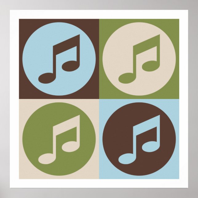 Poster Chant Pop Art (Devant)