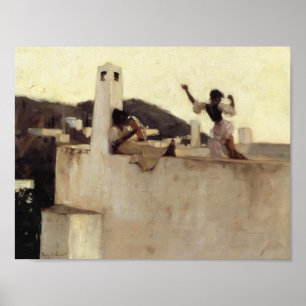 Poster Chanteur Sargent- Rosina, Capri de John
