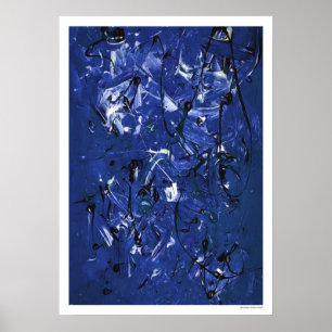 Poster Chaos bleu