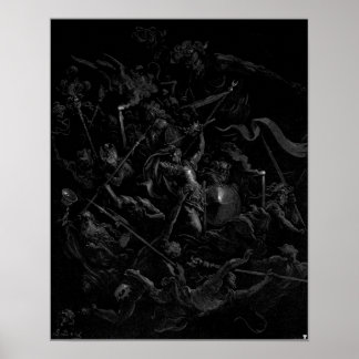 Poster Chaos Montres Gustave Dore